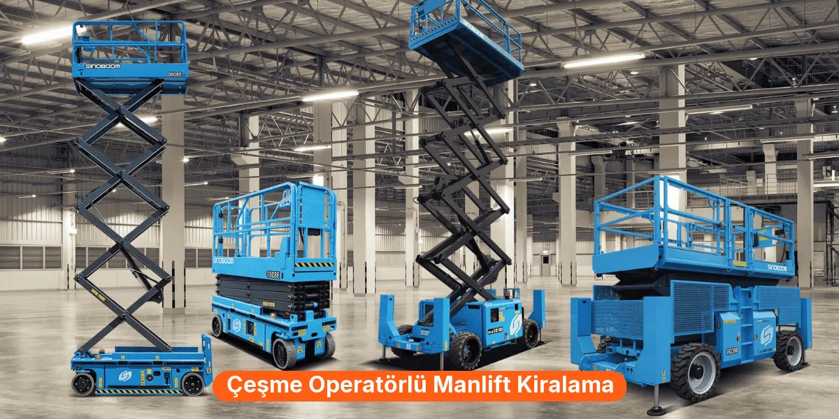 Çeşme Operatörlü Manlift Kiralama